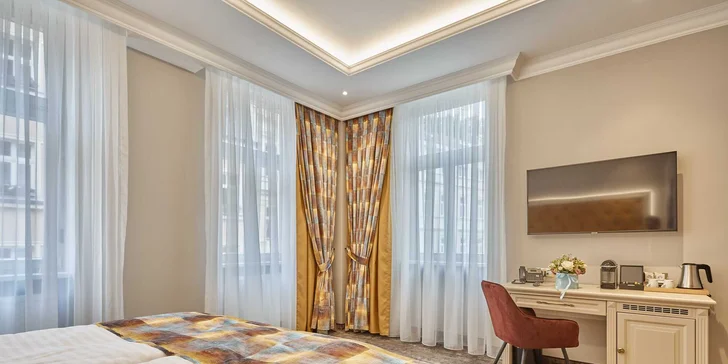 4* pobyt v Karlových Varech: hotel přímo u kolonád a bohaté snídaně
