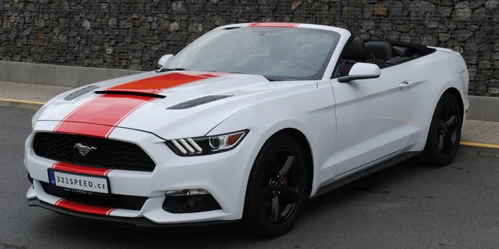 Ford Mustang 3.7 V6 Cabrio na 30 minut nebo 6, 12 či 24 hodin