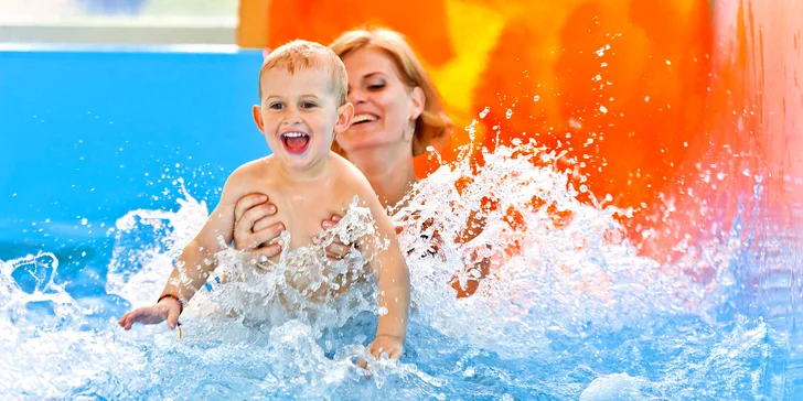 Celodenní vstupy do Aquaparku Senec i se vstupem do wellness či s masáží