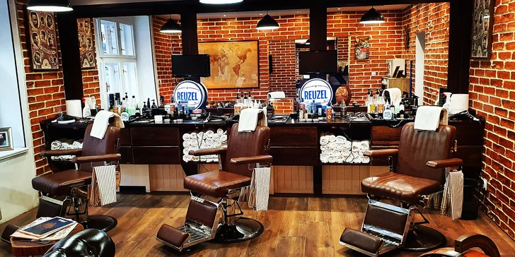 Rebell Barbers v Karlíně: základní střih, úprava vousů i komplet balíček
