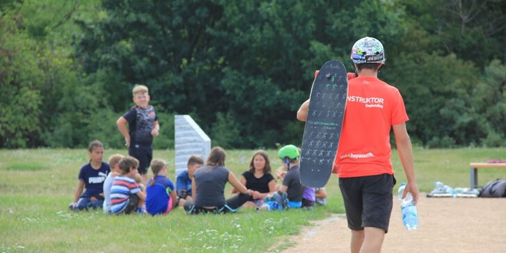 Příměstský longboard tábor pro děti ve věku od 7 do 15 let