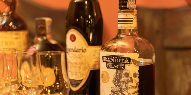 Tříchodové menu s carpacciem a biftekem a degustace rumů pro 2 osoby