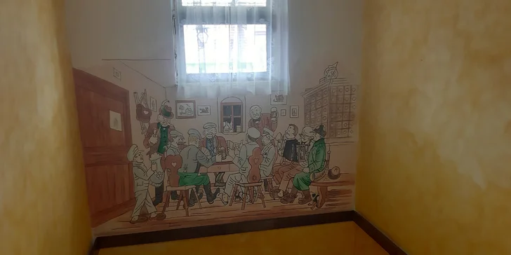 Vepřová žebírka s přílohou v Krumvířském hostinci kousek od Brna
