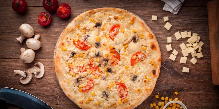 Italská dobrota: 1 nebo 2 velké pizzy podle výběru z 12 druhů