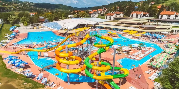 4* dovolená v Chorvatsku: polopenze či plná penze, neomezený vstup do aquaparků, 2 děti zdarma