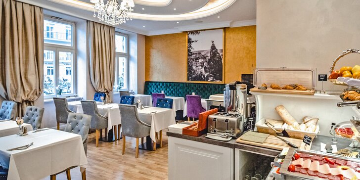4* pobyt v Karlových Varech: hotel přímo u kolonád a bohaté snídaně