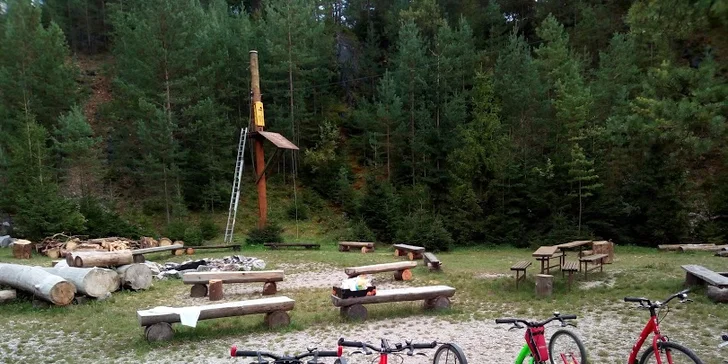Hurá na výlet: zapůjčení turistické koloběžky včetně vybavení v Moravském Krasu