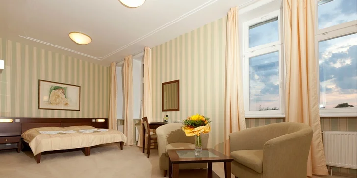 4* wellness pobyt v centru lázeňského městečka Piešťany se snídaní i polopenzí