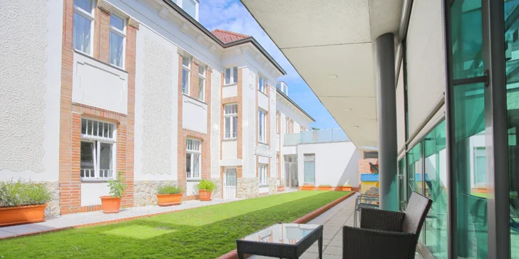 4* wellness pobyt v centru lázeňského městečka Piešťany se snídaní i polopenzí