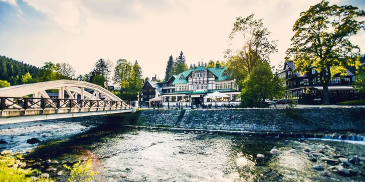 Krkonoše s all inclusive: rodinný pobyt v centru Špindlu s jídlem, pitím i zábavou