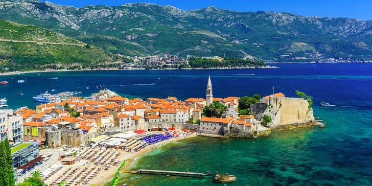 Dovolená v Černé Hoře: ubytování v klimatizovaném pokoji či apartmánu, 300 m od pláže