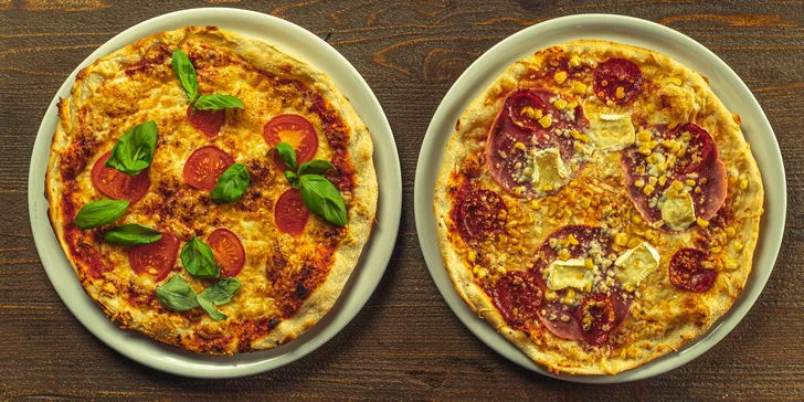 Italská dobrota: 2 nebo 4 pizzy podle výběru z 15 druhů i s pivem a rozvozem