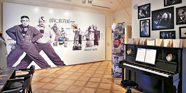 Vstupenky do Werichovy vily na Kampě: expozice věnovaná V+W, Holanovi i golemovi