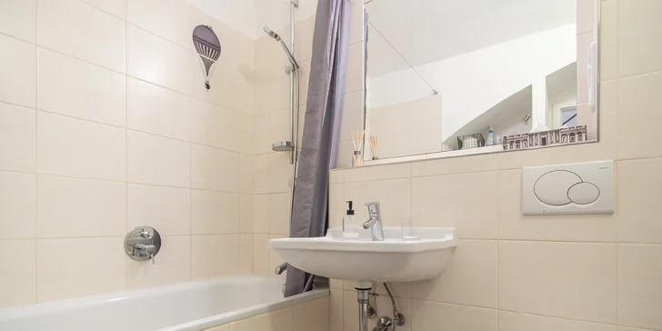 Designové apartmány s plnou výbavou pro pár i rodinu: v samém centru Prahy, 5 min. od Staromáku