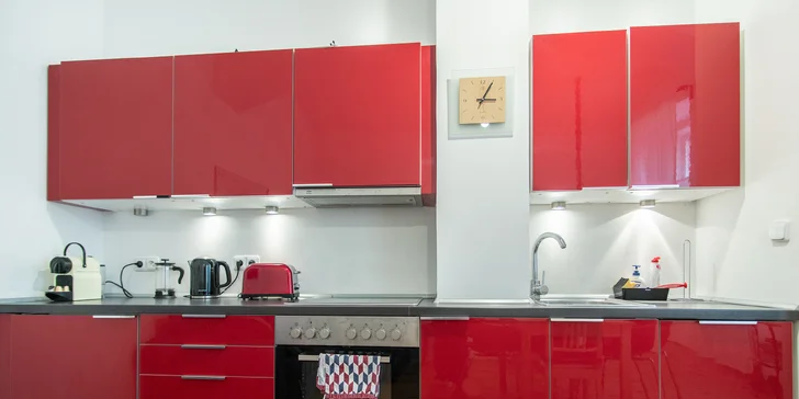 Designové apartmány s plnou výbavou pro pár i rodinu: v samém centru Prahy, 5 min. od Staromáku