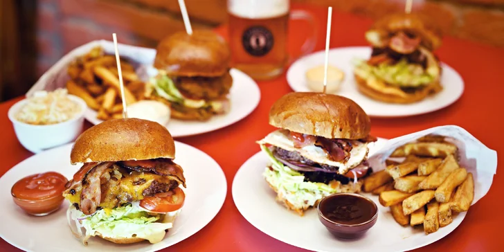 Otevřený voucher až na 2000 Kč na cokoliv v Tom's Burger Hybernská