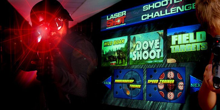 Odstřelte nudu na laserové projekční střelnici