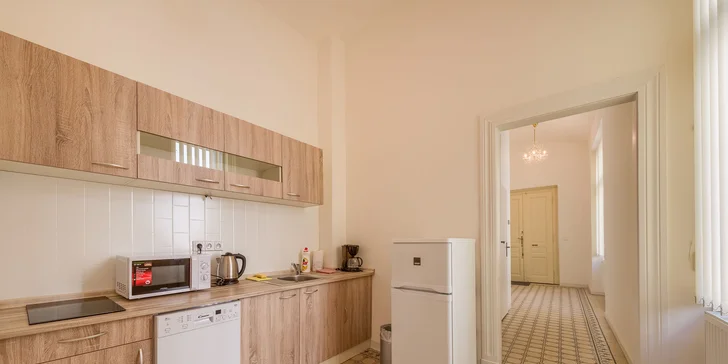 Pobyt na Václaváku: až 7 nocí, prostorné apartmány s vysokými stropy, volné vstupy do pražských památek