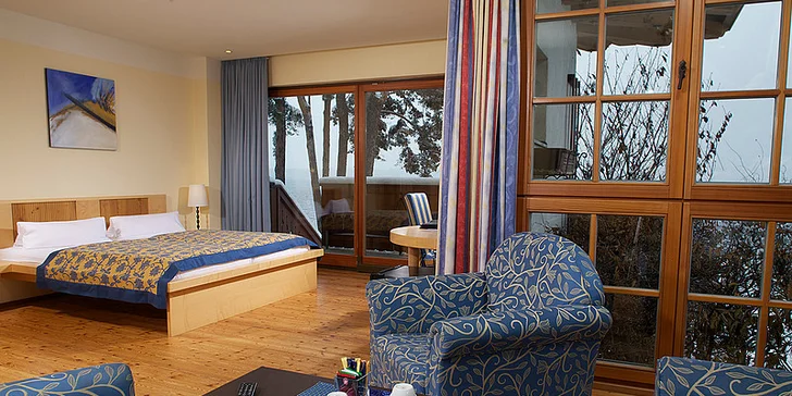 4* hotel v rakouském Zell am See: na břehu jezera, s polopenzí a neomezeným wellness