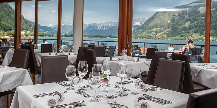 4* hotel v rakouském Zell am See: na břehu jezera, s polopenzí a neomezeným wellness