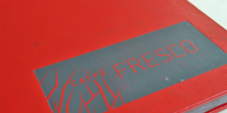 Menu pro dva v restauraci Caffé Fresco na Vyšehradě