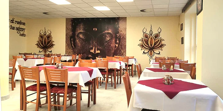 Kuřecí, jehněčí nebo vege indické menu i s polévkou a předkrmem pro dva