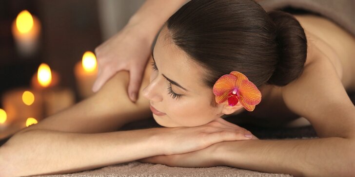 Klasická rekondiční a relaxační masáž zad a šíje i havajská masáž Lomi Lomi