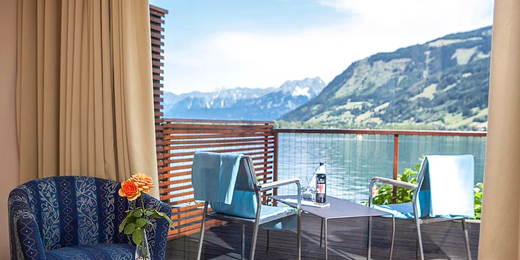 4* hotel v rakouském Zell am See: na břehu jezera, s polopenzí a neomezeným wellness