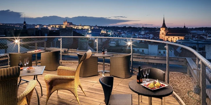 4* hotel na Národní třídě v Praze: snídaně i kredit do restaurací Zdeňka Pohlreicha