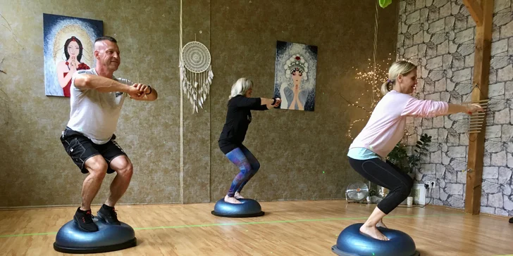 1, 3 nebo 5 vstupů na lekce: bosu, fit and strech, kondice pro zdravá záda