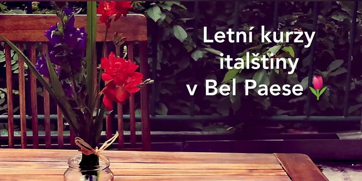 Víkendový nebo intenzivní týdenní kurz italštiny pro začátečníky