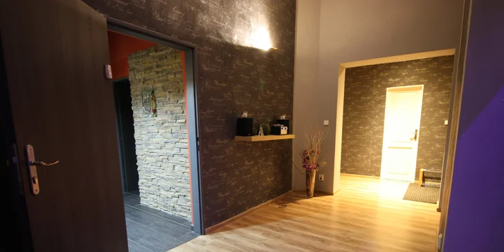 Víkendový relax ve dvou: 2 hodiny v privátním wellness centru s 3pokojovým apartmá