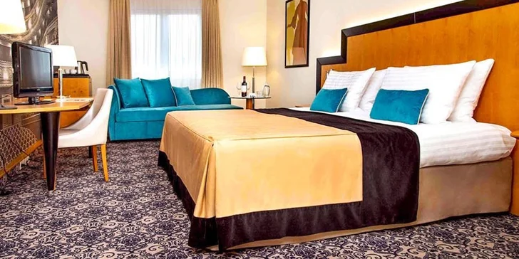 Luxusní pobyt ve 4* hotelu na Vinohradech: snídaně a možnost wellness