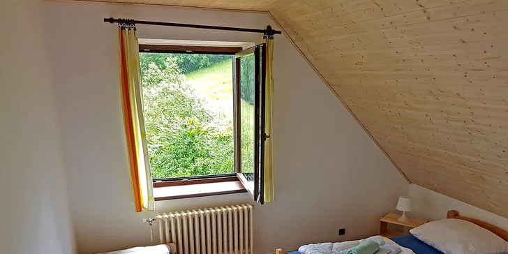 Horská chata v KRNAPu: snídaně nebo polopenze i sauna