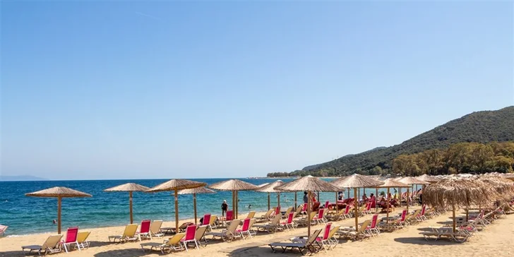 Dovolená ve studiovém domě na řeckém poloostrově Chalkidiki vč. dopravy