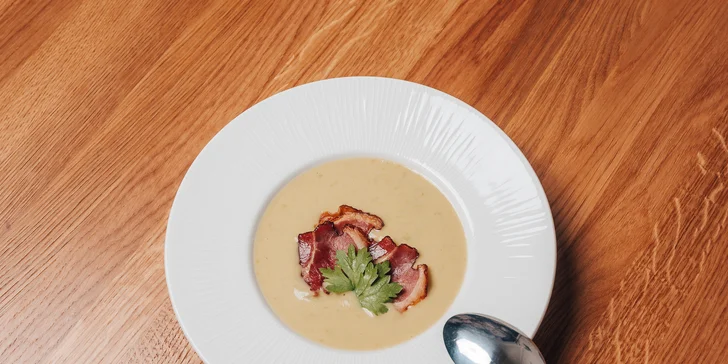 Výběr ze dvou degustačních menu pro dva ve Fresca restaurant: fettucine, panenka i limetkový dort
