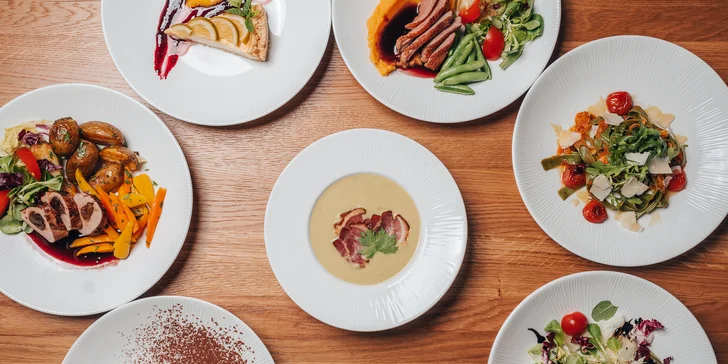 Výběr ze dvou degustačních menu pro dva ve Fresca restaurant: fettucine, panenka i limetkový dort