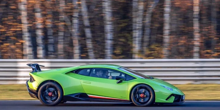 Jízda na mosteckém okruhu se Stigem: Lamborghini Huracán, Porsche 911 i Lotus Elise