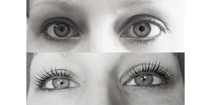 Lash Lifting včetně barvení řas a vyživující péče