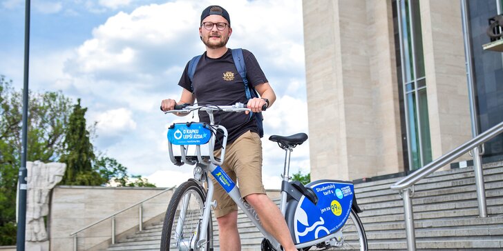 Nextbike: kredit 400 nebo 800 Kč na půjčení kol v Praze, Brně a dalších 21 městech po celém Česku