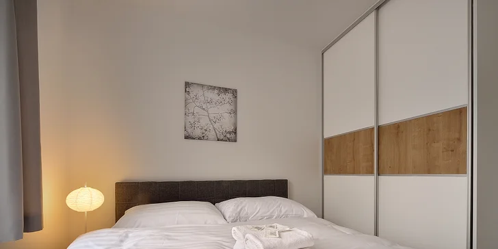 Pohoda v centru Bratislavy pro 2 osoby: vybavené apartmány s kuchyňkou