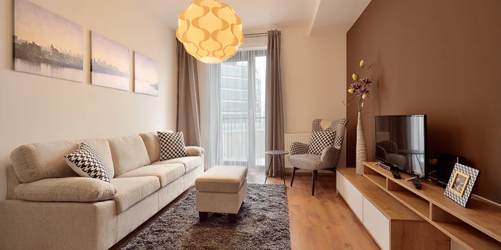 Pohoda v centru Bratislavy pro 2 osoby: vybavené apartmány s kuchyňkou