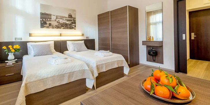 Pobyt na Vinohradech pro dva: moderní vybavený apartmán s kuchyňkou