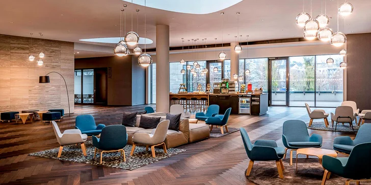 Moderní hotel sítě Marriott v Brně: polopenze, parkování, pozdní check-out a dítě do 5,9 let zdarma