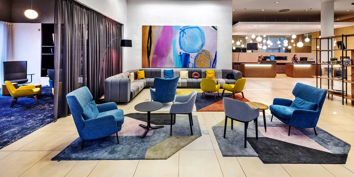 Ubytování v hotelu Marriott na letišti Václava Havla se snídaní či polopenzí a vstupenkou do zábavního Runway Parku