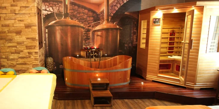 Relaxační lázeň s čokoládovým aroma pro 2 a k tomu horká čokoláda nebo Baileys