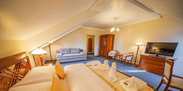 Romantický pobyt na Slovensku: 4* historický zámeček se snídaní či polopenzí a neomezeným wellness