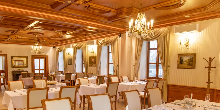 Romantický pobyt na Slovensku: 4* historický zámeček se snídaní či polopenzí a neomezeným wellness