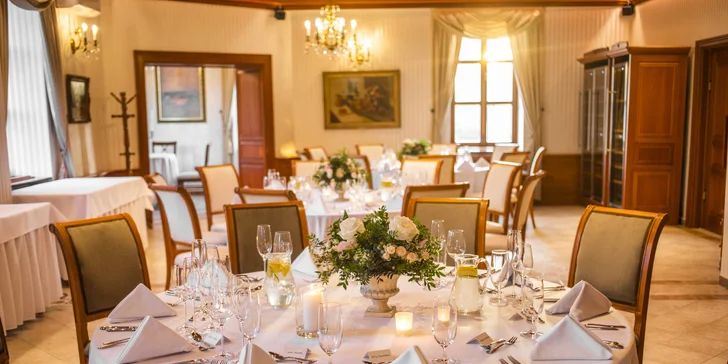 Romantický pobyt na Slovensku: 4* historický zámeček se snídaní či polopenzí a neomezeným wellness