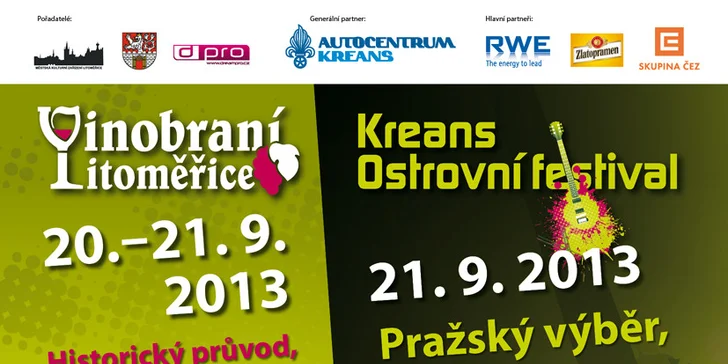 Vstupenka na Kreans Ostrovní festival 2013